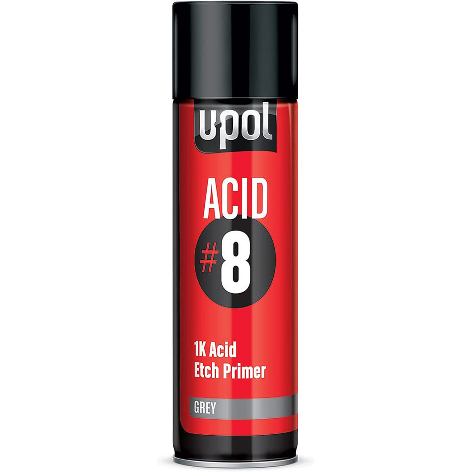 450ml Upol Acid 8 1k Grey Acid Etch Primer Aerosol